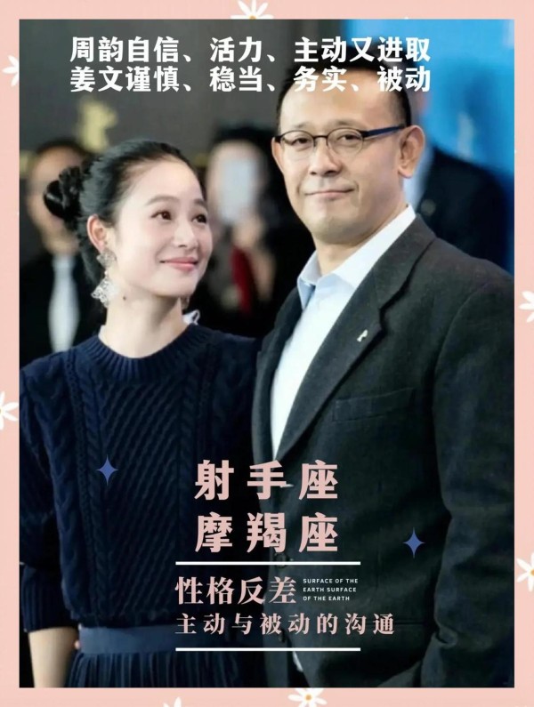 姜文周韵：恩爱夫妻，星座暗涌