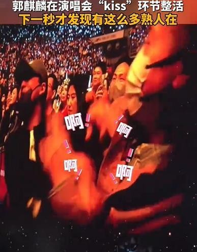 明星众多！宋轶郭麒麟去了单依纯演唱会 郭麒麟试图亲杨九郎，场面太搞笑！