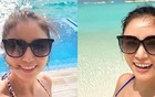 林心如罕见解放泳装！　「被拍真实身材」许玮宁都说赞：太辣了