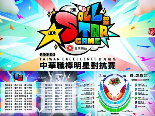 【2025中職明星賽】時間地點/票價/購票售票/轉播一次看！
