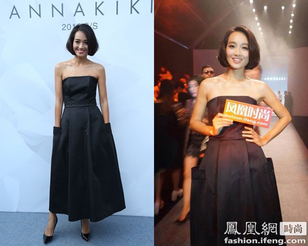 上海时装周迎来女星扎堆秀 清一色的小清新