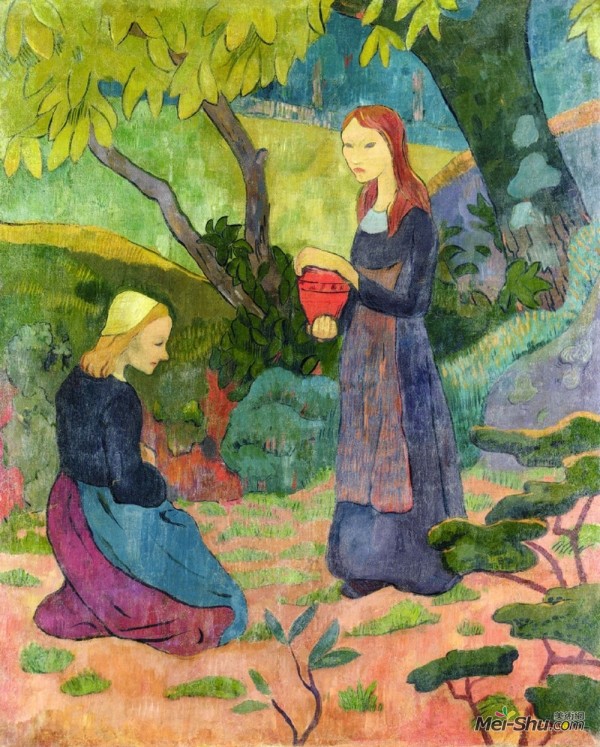 保罗·塞律西埃(Paul Serusier)高清作品《玛德琳的提议。”》