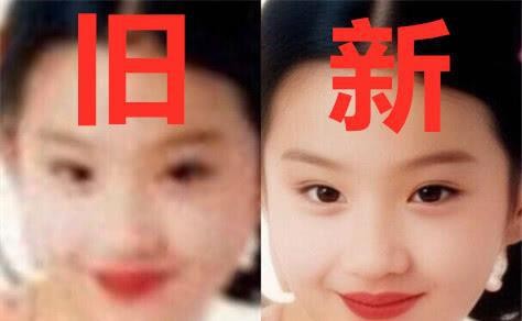 P图大神有多牛？刘亦菲童年旧照高清复原，最后一张简直美到犯规