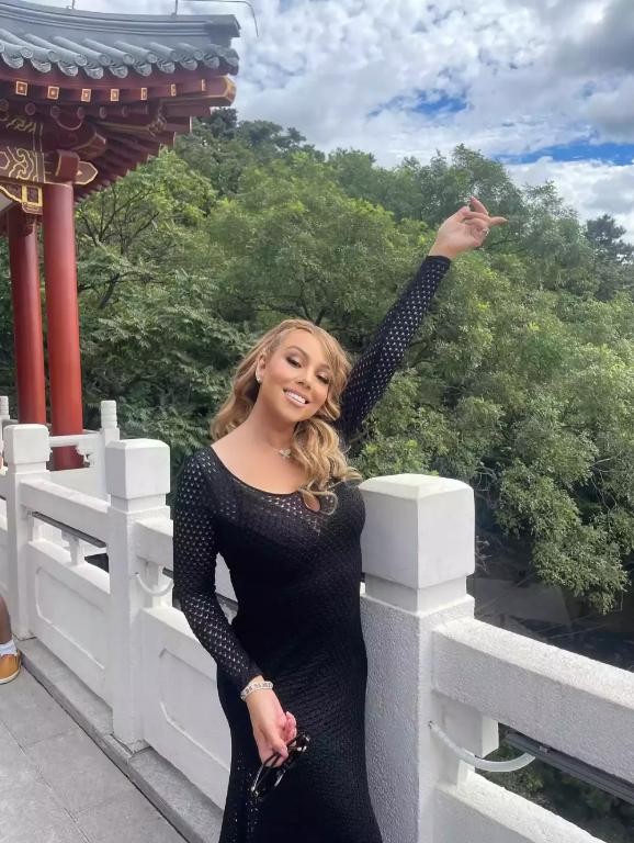 牛姐玛丽亚·凯莉北京开唱前，先挑战长城