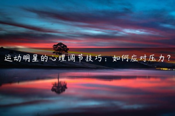 运动明星的心理调节技巧：如何应对压力？