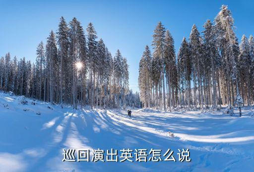 巡回演出英语怎么说