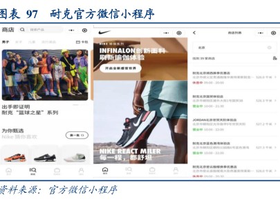 耐克官方微信小程序 - 2020年05月 - 行业研究数据