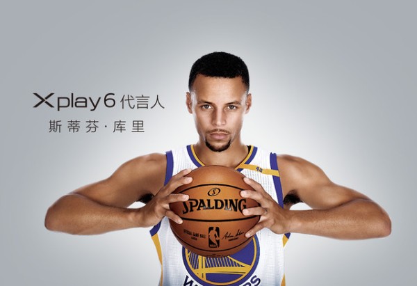"变态准"三分王 库里代言vivo Xplay6 