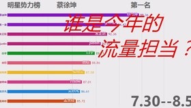 友情与陪伴的星光之旅，明星流量排行榜揭秘