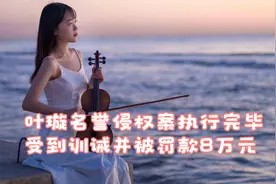 叶璇名誉侵权案执行完毕 受到训诫并被罚款8万元视频封面