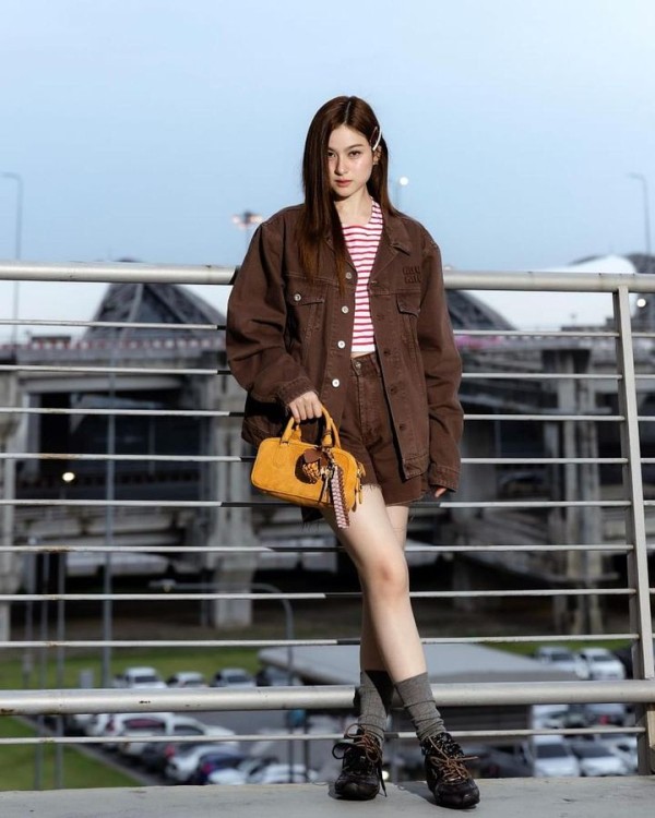 Chanikan Tangkabodee (Prim)Balmoral快闪活动。Photo Courtesy of Miu Miu