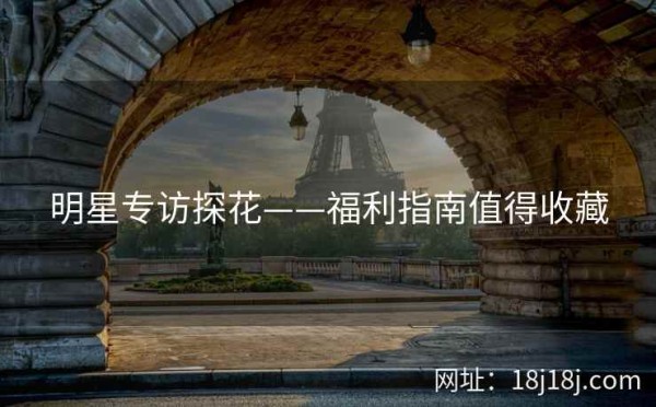 明星专访探花——福利指南值得收藏