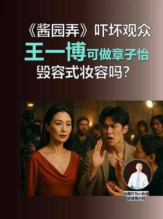 章子怡《酱园弄》颠覆性妆容引惊叹,王一博能否挑战