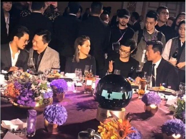香港半个娱乐圈都参加洗米华公司庆典，吴奇隆古天乐等都来祝贺
