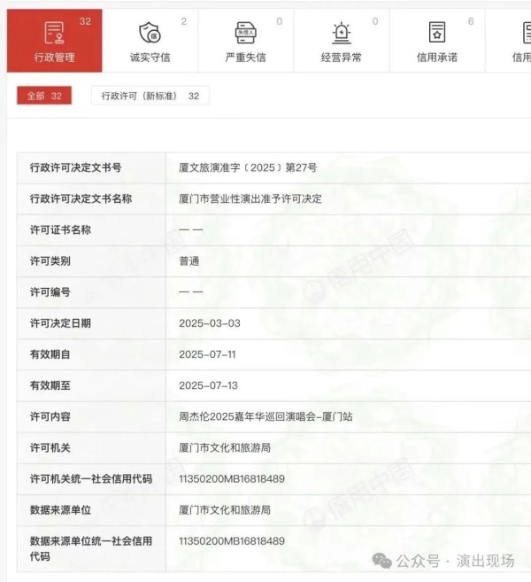 官宣！周杰伦厦门演唱会连唱三天！时间就在……