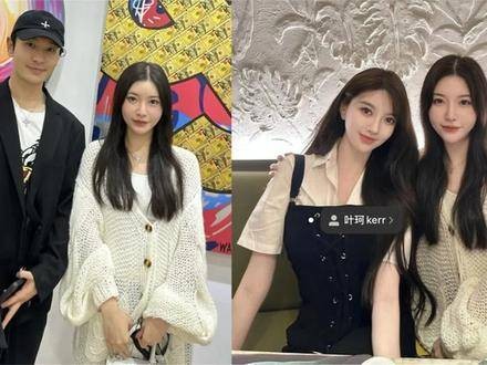 恋情稳定！黄晓明携叶柯现身上海观展，女方容貌神似杨颖