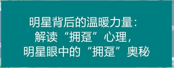 明星歌迷心理揭秘：从魅力到理性追星