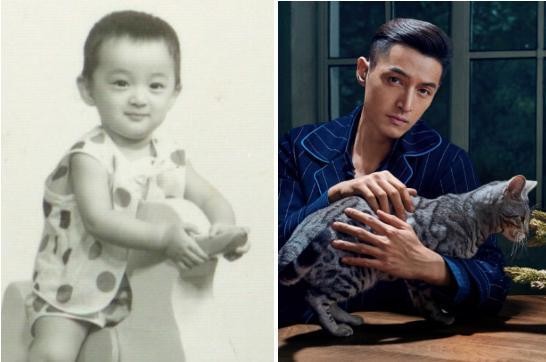 当明星和自己童年合影，小李子和小时候像父子，释小龙最特别