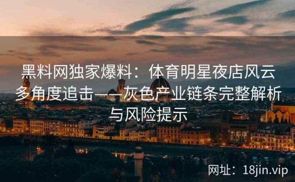 黑料网独家爆料：体育明星夜店风云多角度追击——灰色产业链条完整解析与风险提示 第1张