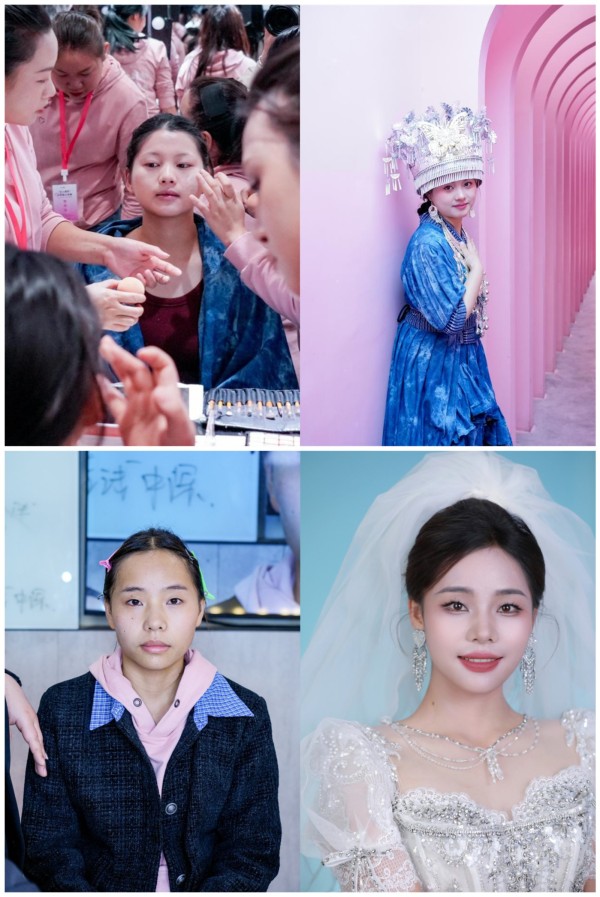 学员作品（妆前妆后对比）