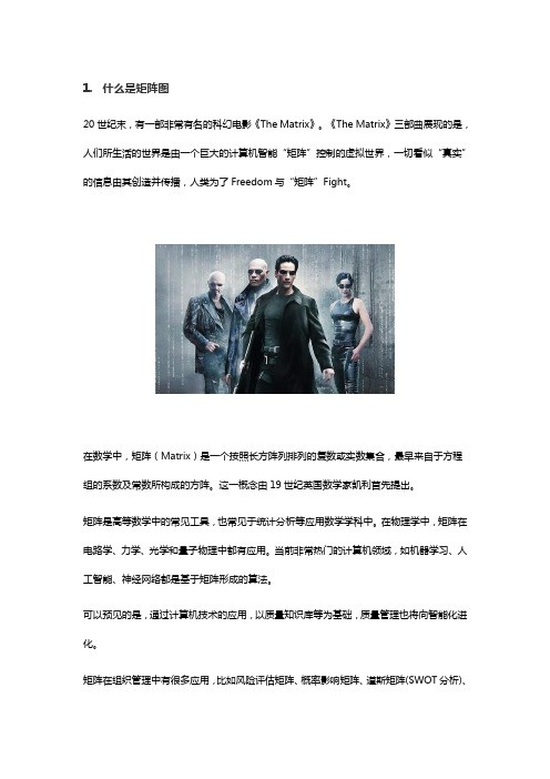 云质QMS说质量 - 质量工具之矩阵图