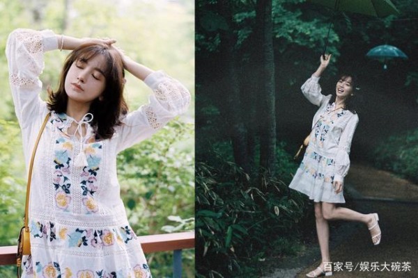 被施诗的夏日游客照给美到了，漫步丛林宛若小仙女，令人赏心悦目