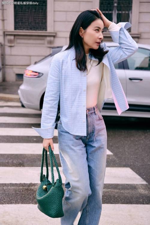 明星休闲穿搭图片女