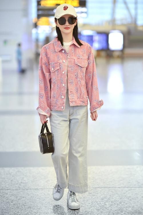 明星休闲穿搭图片女