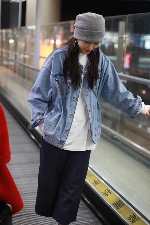 明星休闲穿搭图片女