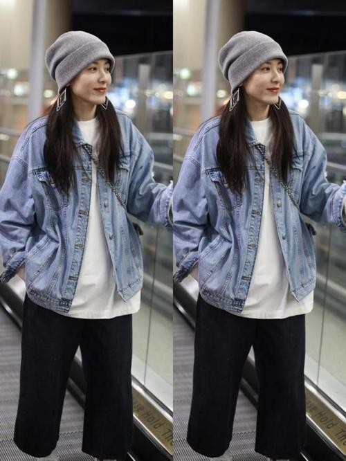 明星休闲穿搭图片女