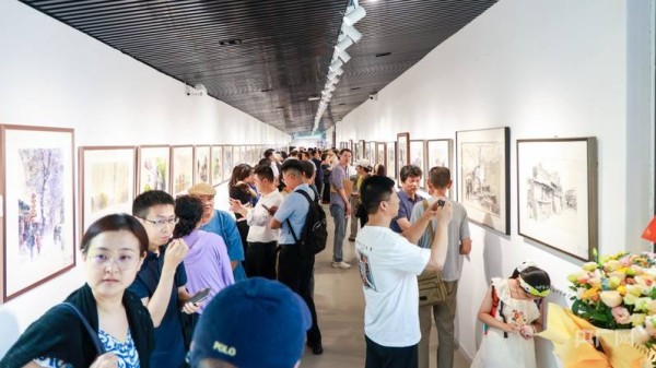 况晗胡同绘画作品展在京开展