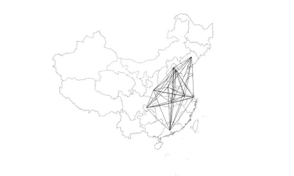 多维放射状流向图的最佳布局方案