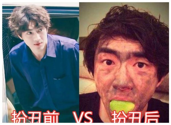 明星扮丑多卖力？王嘉尔，千玺大长脸，林更新：九亿少女的梦碎了