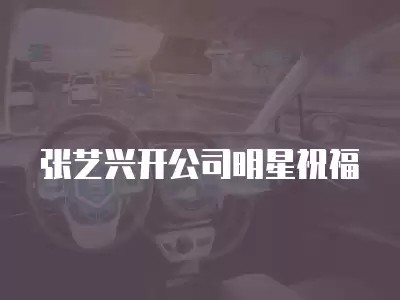 张艺兴开公司明星祝福