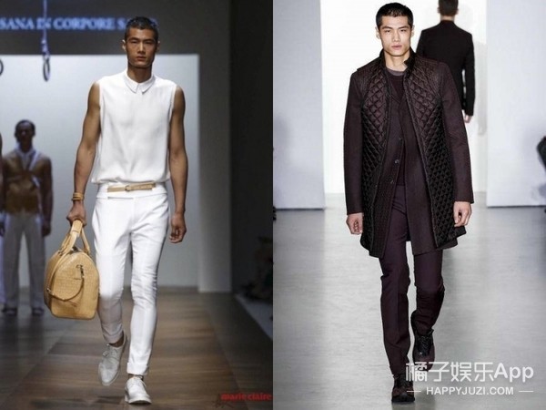 提到中国女超模就想到刘雯何穗，盘点中国最出名的8位男超模（3）