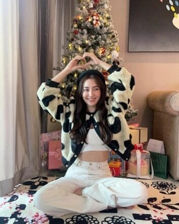 celebrities socialites christmas 2023
