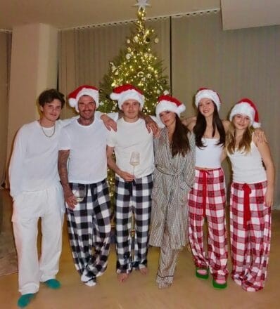 celebrities socialites christmas 2023