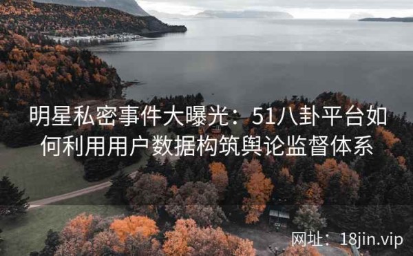 明星私密事件大曝光：51八卦平台如何利用用户数据构筑舆论监督体系