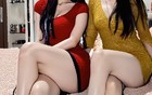 特别时髦的母女装组合