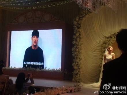金宇彬还为蔡琳送上新婚祝福