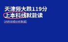 天津师范大学超跌119分，录取分429，本科上线就能读