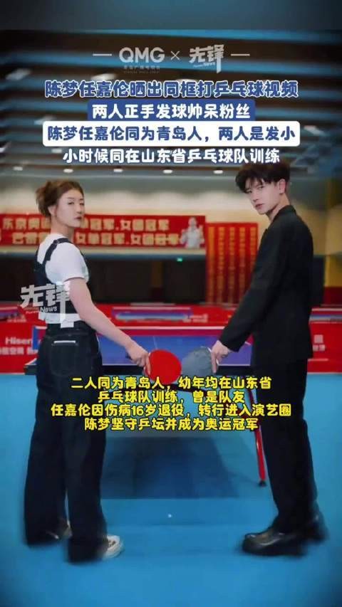 青岛情侣童年乒乓球训练，携手成为奥运冠军