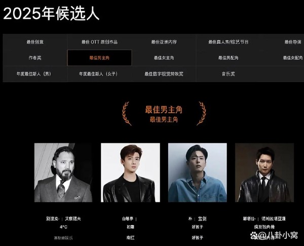 演员白鹿白敬亭入围亚洲内容大赏：国产剧破圈宣言与文化觉醒