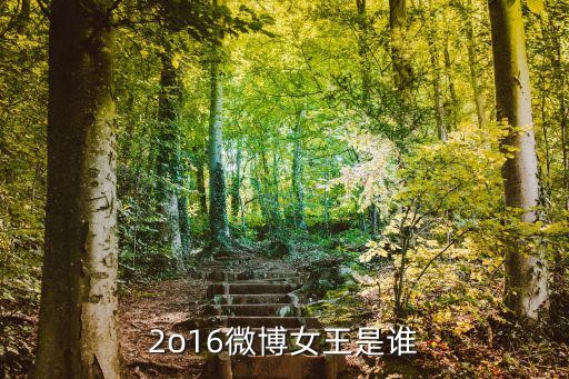2o16微博女王是谁