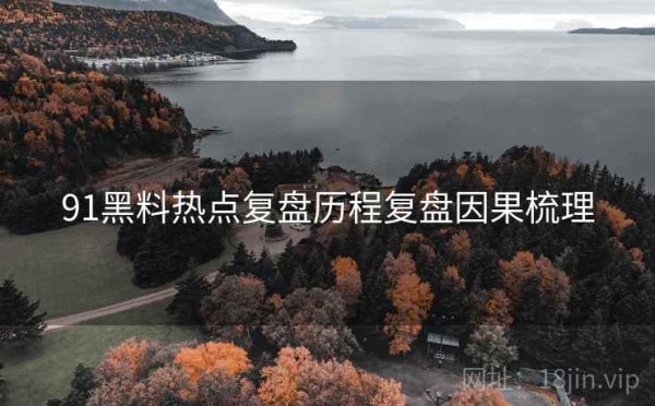 91黑料热点复盘历程复盘因果梳理