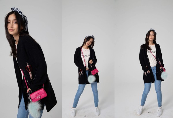 服装人像修图CR2练习素材 明星生图 Angelababy(杨颖)棚拍 第38组 人像原图 第1张