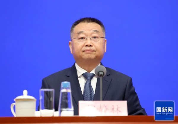 国家税务总局局长胡静林。图源：国新网