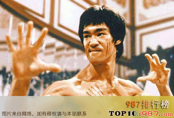 十大世界国际巨星之李小龙