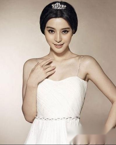 学女明星唯美新娘发型 成就完美新娘造型 第3张