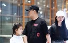 汪峰携四子女返程，高颜值儿女引关注